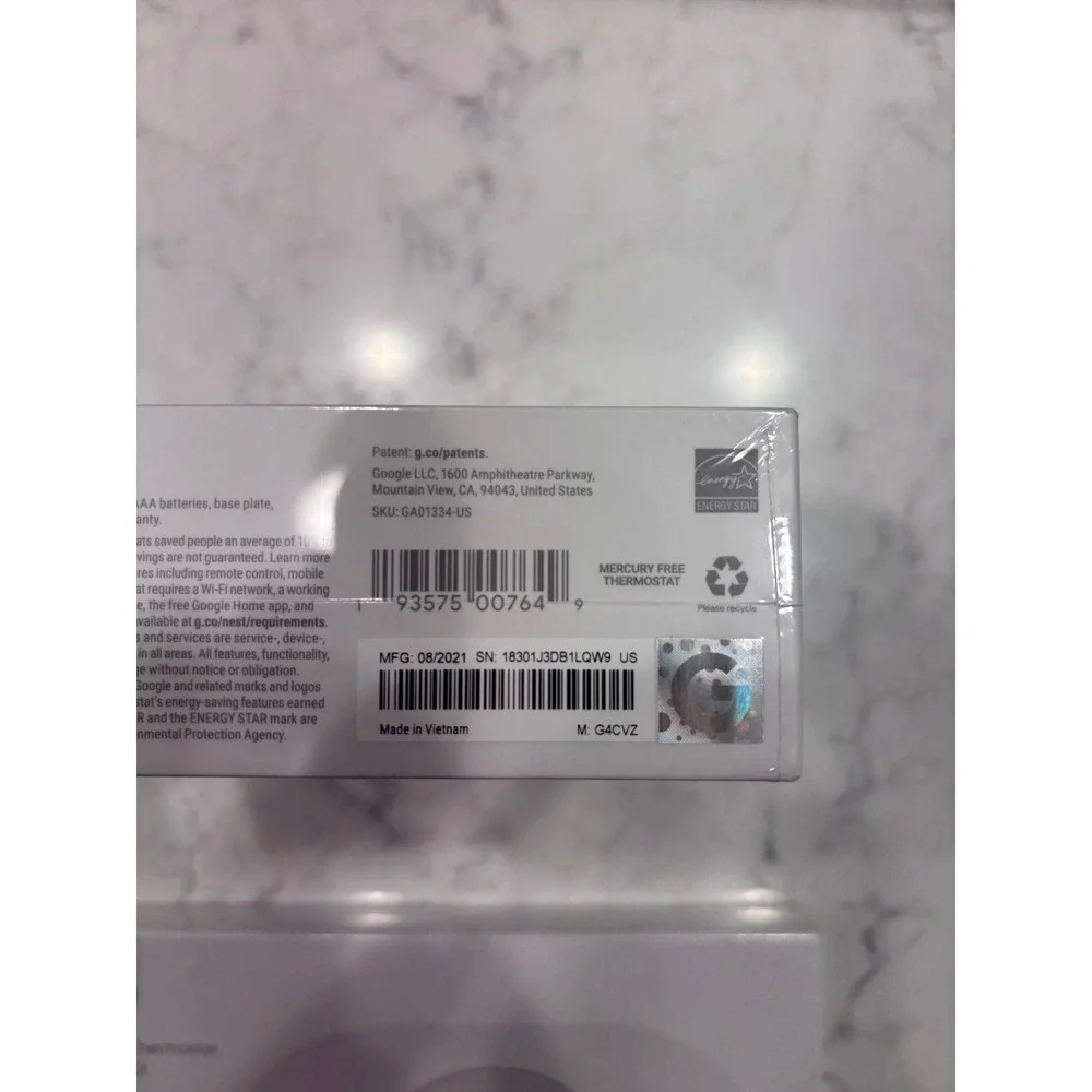 google nest thermostat